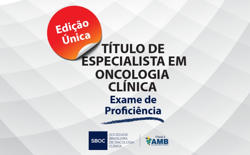 Come&ccedil;am as inscri&ccedil;&otilde;es para o exame de profici&ecirc;ncia em Oncologia Cl&iacute;nica
