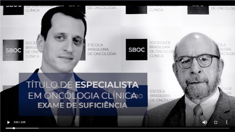 V&iacute;deo: T&iacute;tulo de Especialista em Oncologia Cl&iacute;nica (TEOC)