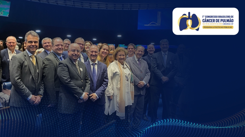 1&ordm; Congresso Brasileiro de C&acirc;ncer de Pulm&atilde;o: Senado recebe membros da Alian&ccedil;a Contra o C&acirc;ncer de Pulm&atilde;o para discutir preven&ccedil;&atilde;o e tratamento
