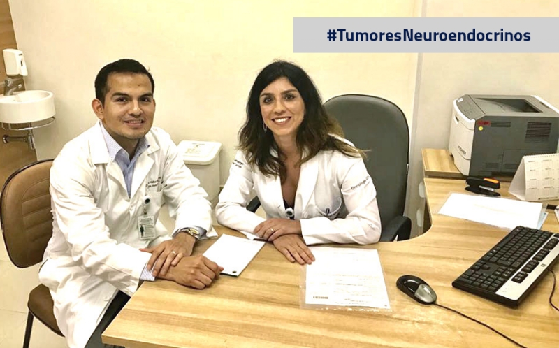 Jos&eacute; Eduardo Nu&ntilde;ez Rodriguez, selecionado da SBOC para o curso, e a supervisora Rachel Riechelmann