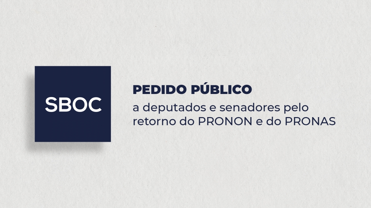 Pedido p&uacute;blico a deputados e senadores pelo retorno do PRONON e do PRONAS
