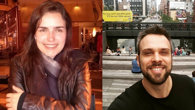 Carolina Ribeiro Victor e Vin&iacute;cius Lorandi: vencedores do Programa de Imers&atilde;o Internacional em Pesquisa Cl&iacute;nica