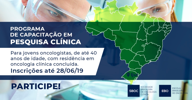 Jovens Oncologistas j&aacute; podem se inscrever no Programa de Capacita&ccedil;&atilde;o em Pesquisa Cl&iacute;nica da SBOC