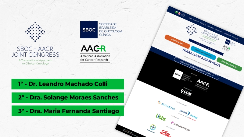 Conhe&ccedil;a os p&ocirc;steres vencedores do SBOC-AACR Joint Congress