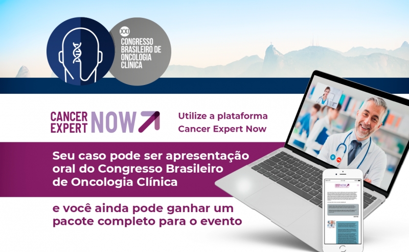 Casos enviados para o Cancer Expert Now podem ser apresenta&ccedil;&otilde;es orais no XXI Congresso Brasileiro de Oncologia Cl&iacute;nica