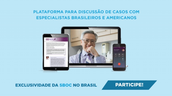 Envie casos de c&acirc;ncer de pulm&atilde;o e c&acirc;ncer de mama para tumor boards da SBOC